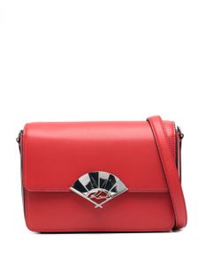 Karl Lagerfeld sac médium à motif K/Signature Fan - Rouge