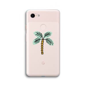 Palmboom: Google Pixel 3 XL Transparant Hoesje