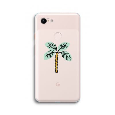 Palmboom: Google Pixel 3 XL Transparant Hoesje