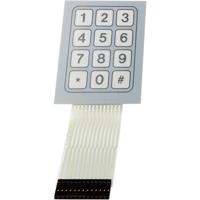 TRU COMPONENTS SU709930 Folietoetsenbord Keypad matrix 3 x 4 1 stuk(s)