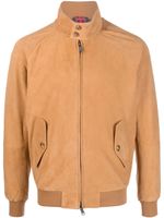 Baracuta veste zippée en daim - Tons neutres