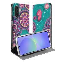 Stand Case Hoesje Samsung Galaxy A17 Cirkels en Vlinders
