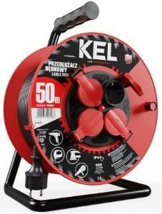 Kel Kabelhaspel H05 3x1,5qmm 50m rood IP44 - 1167284