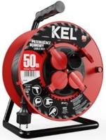 Kel Kabelhaspel H05 3x1,5qmm 50m rood IP44 - 1167284