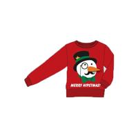 Kersttrui Merry Hipstmas - dames en heren - rood