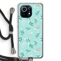 Small white flowers: Xiaomi Mi 11 Transparant Hoesje met koord