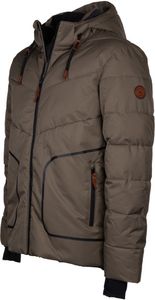 Maupiti Marck II padded winterjas heren grijsbruin maat M