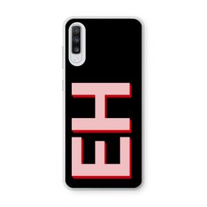 Monogram: Samsung Galaxy A70 Transparant Hoesje