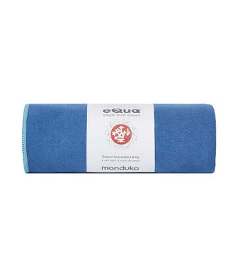 Manduka eQua Yogamat Handdoek - Pacific Blue
