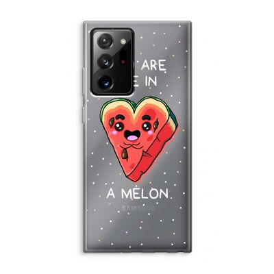 One In A Melon: Samsung Galaxy Note 20 Ultra / Note 20 Ultra 5G Transparant Hoesje