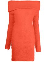 ISABEL MARANT robe Aria en maille à épaules dénudées - Orange