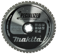 Makita Accessoires Cirkelzaagblad Sandwichpaneel | Specialized 235x30x2,2 50T 0g - B-33582 - B-33582