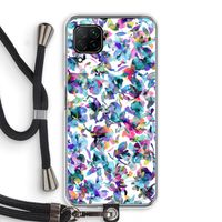 Hibiscus Flowers: Huawei P40 Lite Transparant Hoesje met koord