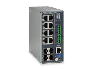 LevelOne IGP-1271 Managed L3 Gigabit Ethernet (10/100/1000) Power over Ethernet (PoE) Grijs