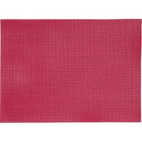 12x Placemats rood geweven/gevlochten 45 x 30 cm - thumbnail