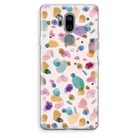 Terrazzo Memphis Pink: LG G7 Thinq Transparant Hoesje