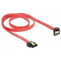Delock HDD Aansluitkabel [1x SATA-stekker 7-polig - 1x SATA-stekker 7-polig] 70 cm Rood, Zwart