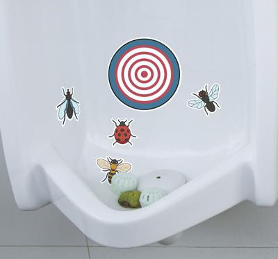 Urinoir doel thuis zelfklevende badkamer sticker