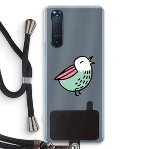 Birdy: Sony Xperia 5 II Transparant Hoesje met koord
