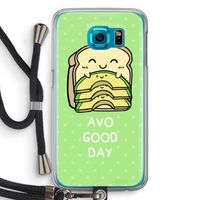 Avo Good Day: Samsung Galaxy S6 Transparant Hoesje met koord