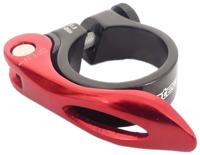 Zadelpenklem Ergotec SCQ-0100 ø31,8 mm aluminium met snelspanner - zwart/rood