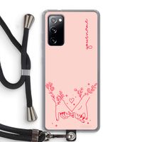Best Friends: Samsung Galaxy S20 FE / S20 FE 5G Transparant Hoesje met koord