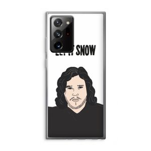 Let It Snow: Samsung Galaxy Note 20 Ultra / Note 20 Ultra 5G Transparant Hoesje