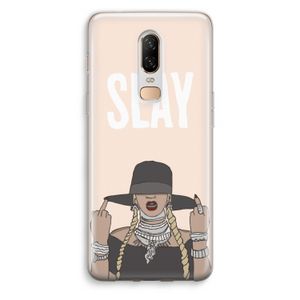 Slay All Day: OnePlus 6 Transparant Hoesje