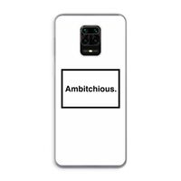 Ambitchious: Xiaomi Redmi Note 9 Pro Transparant Hoesje