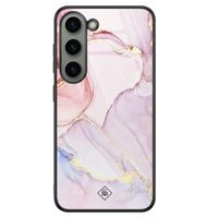 Samsung Galaxy S23 glazen hardcase - Purple sky