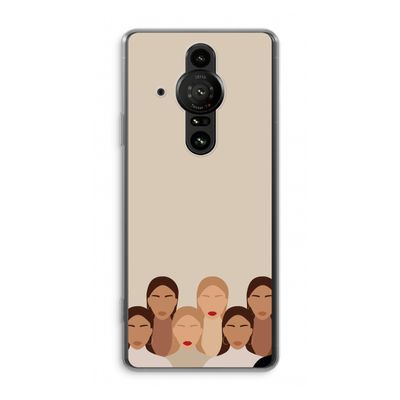 Girls girls girls: Sony Xperia Pro-I Transparant Hoesje