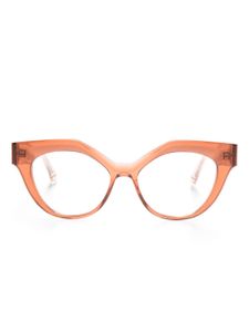 Cazal lunettes de vue 5000 à monture papillon - Marron