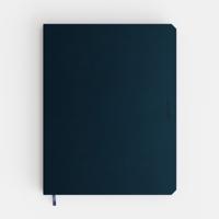 Notitieboek de KEMPEN Silence 171x220mm blanco 192 pagina&apos;s 90gr donkerblauw