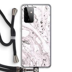 Mengelmoes: Samsung Galaxy A72 5G Transparant Hoesje met koord