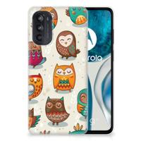 Motorola Moto G52/G82 | TPU Hoesje | Vrolijke Uilen