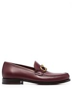 Ferragamo mocassins à plaque Gancini - Violet