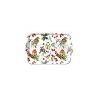 Ambiente tray birds in winter 13x21cm