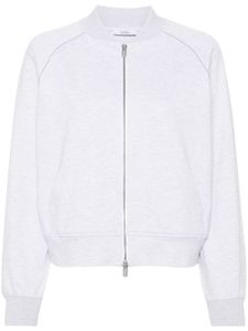 Peserico sweat zippé à ornements de perles - Gris