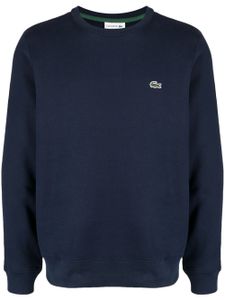 Lacoste sweat à patch logo - Bleu