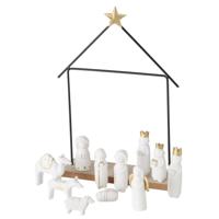 Boltze Home kerststal 12-delig 22x6x32cm