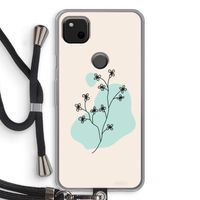 Love your petals: Pixel 4a Transparant Hoesje met koord