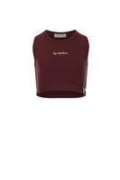 LOOXS 10sixteen Meisjes crop top rib - Plum