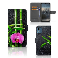 Nokia C12 Hoesje Orchidee