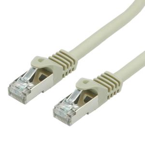 VALUE S/FTP-kabel Cat.7, met RJ-45-connectoren (500 MHz / Klasse EA), grijs, 0,5 m