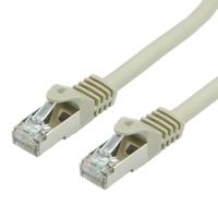 VALUE S/FTP-kabel Cat.7, met RJ-45-connectoren (500 MHz / Klasse EA), grijs, 1 m