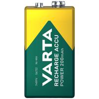 Varta RECH.AC.Power 9V200mAh BLI1 Oplaadbare 9V batterij (blok) NiMH 8.4 V 200 mAh 1 stuk(s) - thumbnail