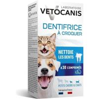 VETOCANIS Kauwtandpasta Plak Fighter - 30 tabletten - Kip Aroma - Voor Cat - thumbnail