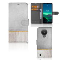 Nokia 1.4 | Book Style Case | Wood Concrete