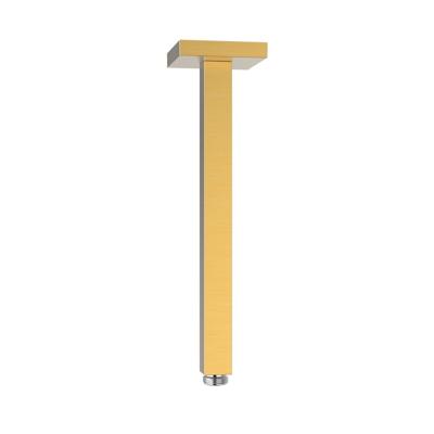 Douchearm Tres Exclusive | 29 cm | Plafond montage | Messing | Vierkant | 24k Goud mat