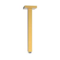 Douchearm Tres Exclusive | 29 cm | Plafond montage | Messing | Vierkant | 24k Goud mat